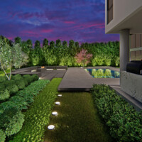 3D rendering of outdoor landscape